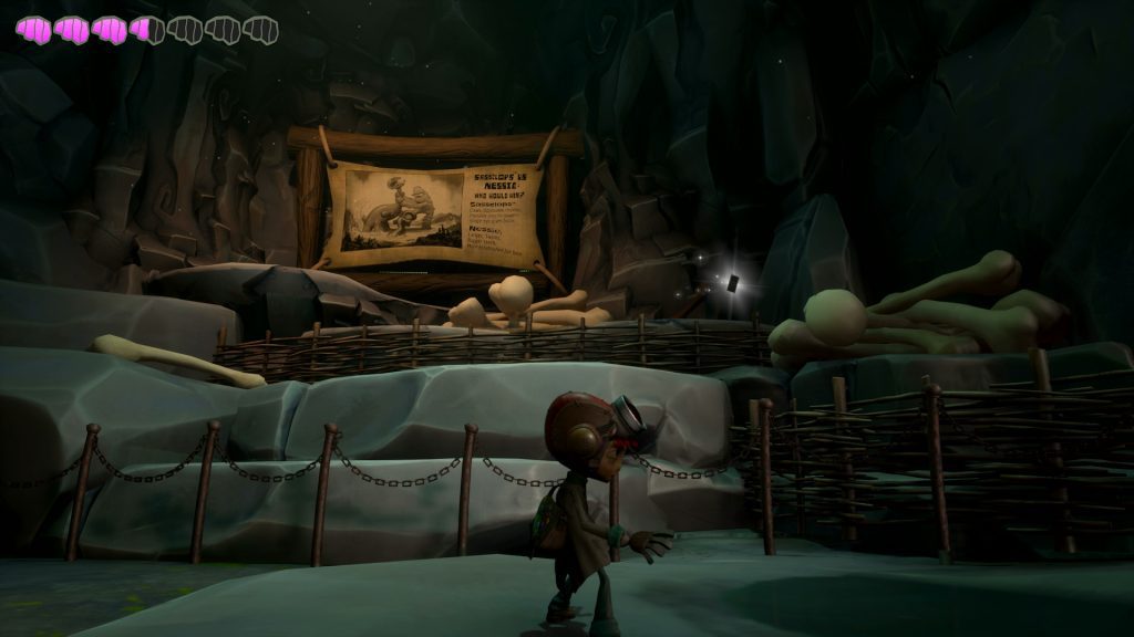 Psychonauts 2 Questionable Area Cave of Sassclops Challenge Cards Locations
