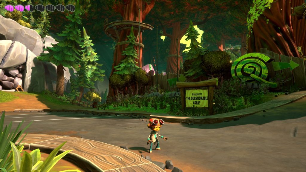Psychonauts 2 Questionable Area PSI Challenge Cards Collectibles Locations Guide