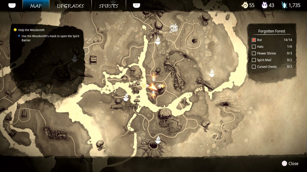 Kena Bridge Of Spirits Forgotten Forest Hats Locations