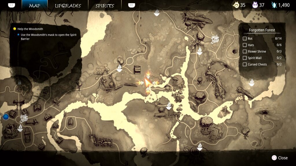 Kena Bridge Of Spirits Forgotten Forest Rots Locations