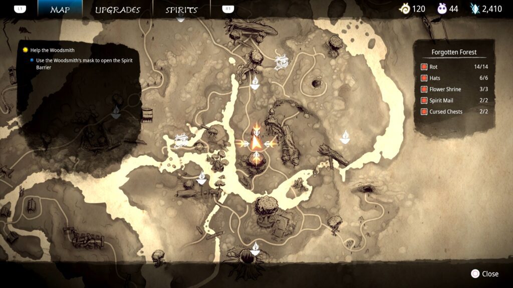 Kena Bridge Of Spirits Forgotten Forest Spirit Mails Collectibles Locations
