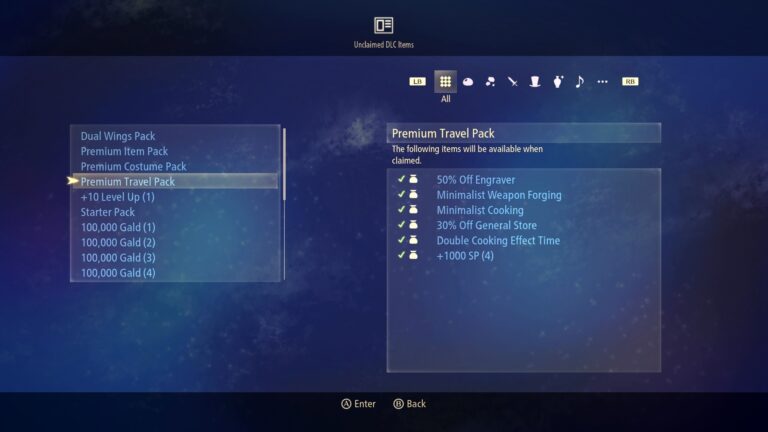 Tales of Arise Premium Travel DLC Pack How To Unlock
