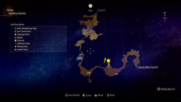 Tales of Arise Sandinus Ravine Treasure Chest Location