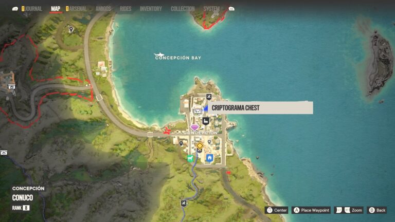 Far Cry 6 Concepcion Criptograma Chest Location