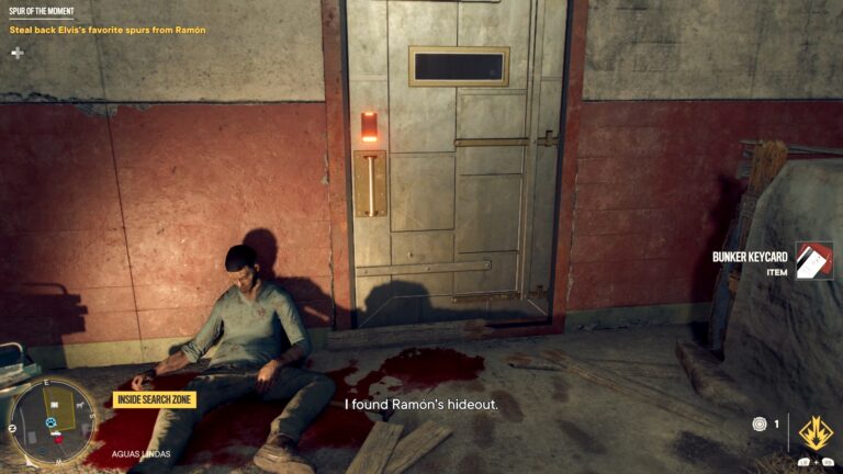Far Cry 6 Spur Of The Moment Bunker Keycard