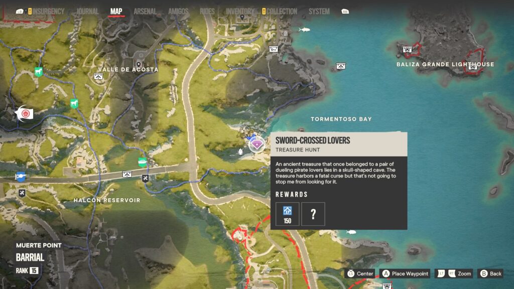 Far Cry 6 Sword-Crossed Lovers Treasure Hunt Guide