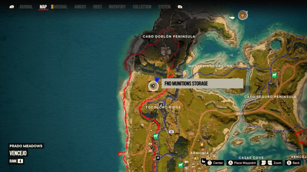 Far Cry 6 Vencejo FND Munitions Storage Yaran Contraband Chest