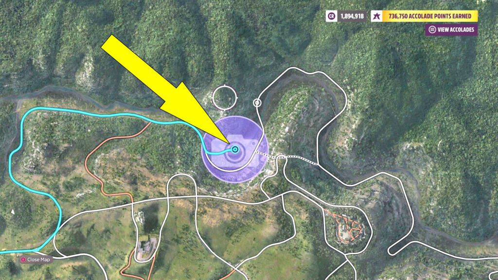 Forza Horizon 5 Canyon Statue Accolade Location