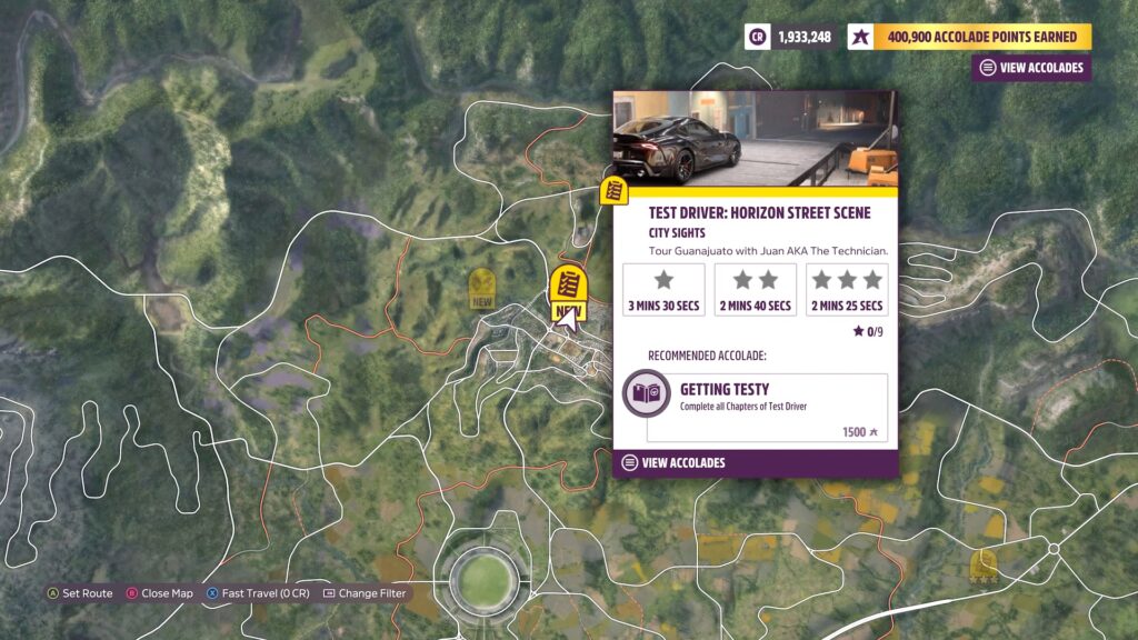 Forza Horizon 5 City Sights 3 Stars Guide
