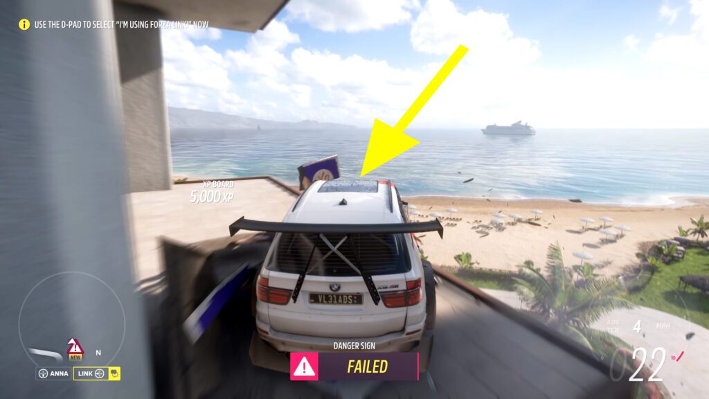 Forza Horizon 5 Hotel Balcony Bonus Board Location