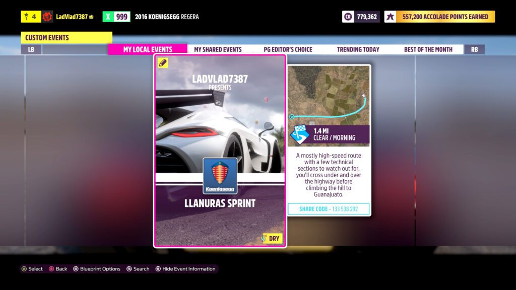 Forza Horizon 5 Speed Of Light Road Racing Accolade How To Get
