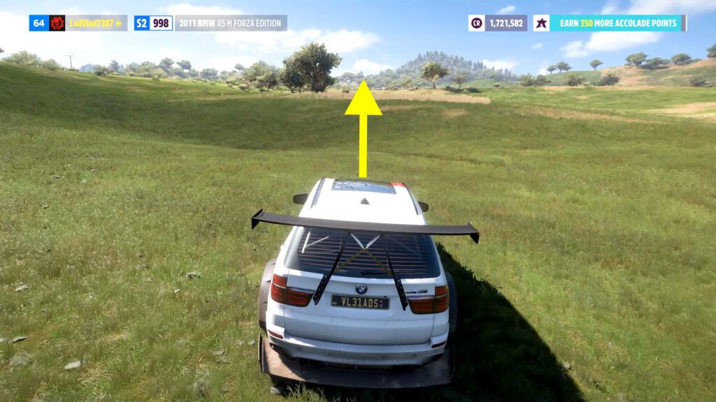 Forza Horizon 5 Yellow Lake House Roof Bonus Board Location