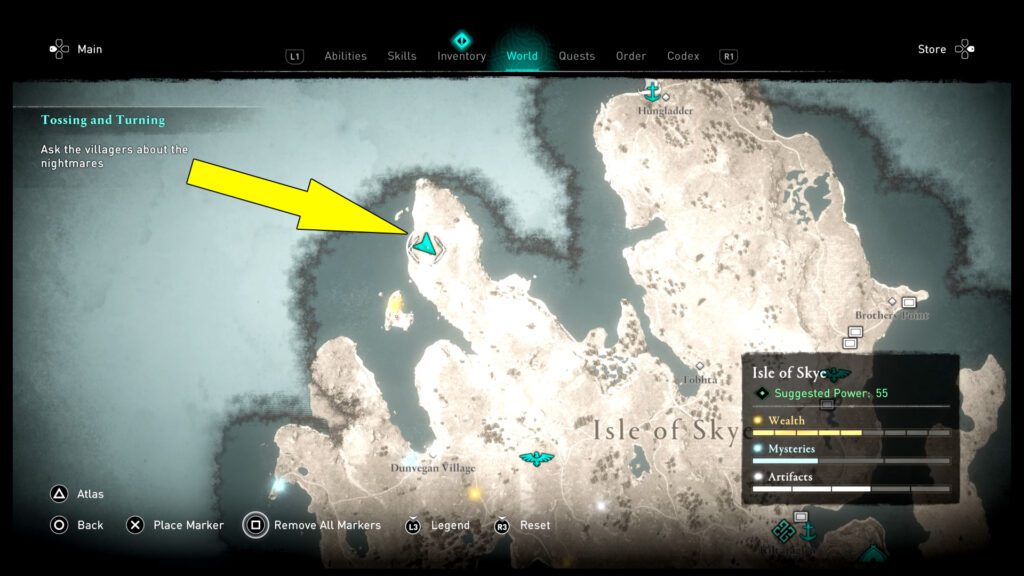 Isle of Skye Hoard Map Treasure Assassin's Creed Valhalla 