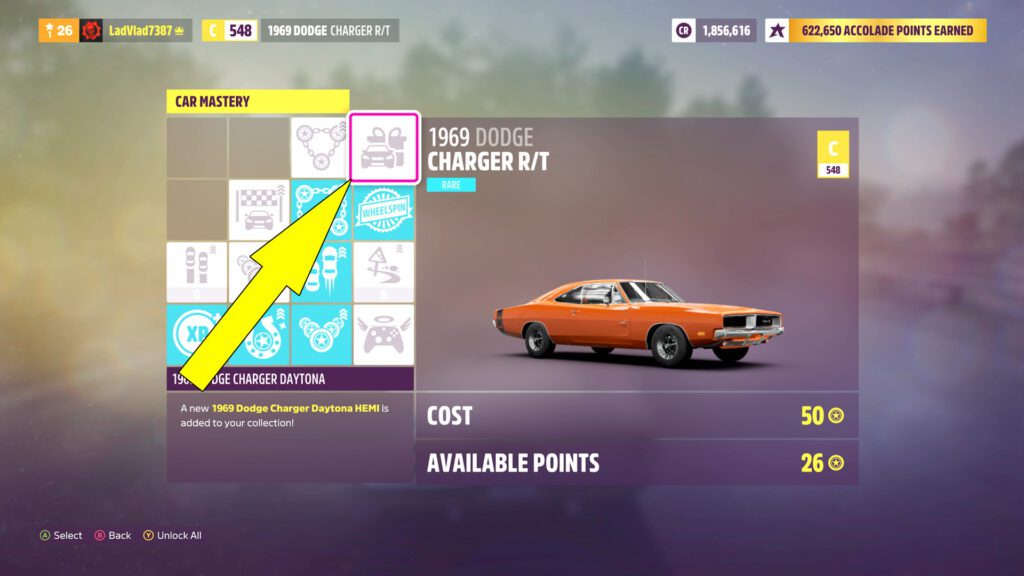 Forza Horizon 5 All Hidden Cars In Mastery Skill Tree