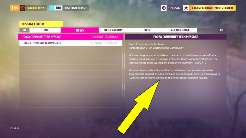 Forza Horizon 5 Shaken Not Stirred Bug Fix