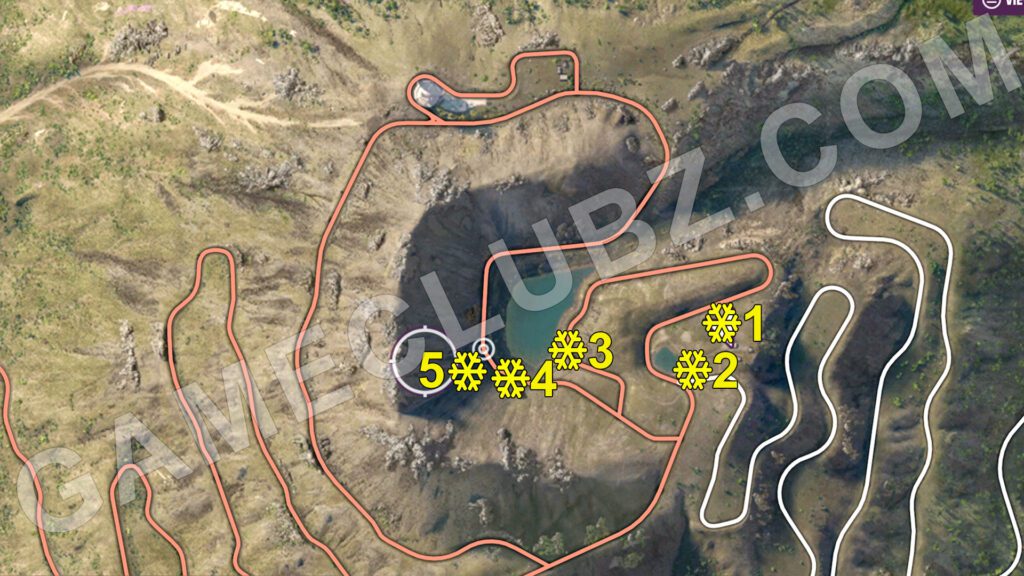 Forza Horizon 5 Snowmen Locations Map