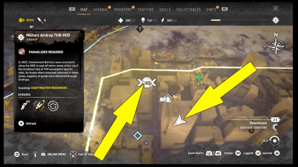 Dying Light 2 Military Airdrop THB-M30 Location