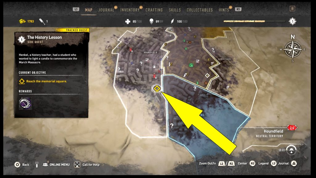 Dying Light 2 Stay Human The History Lesson Walkthrough