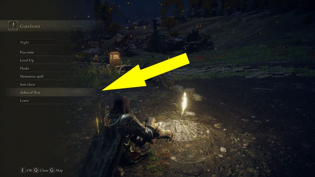 Elden Ring Ashes of War How to Equip