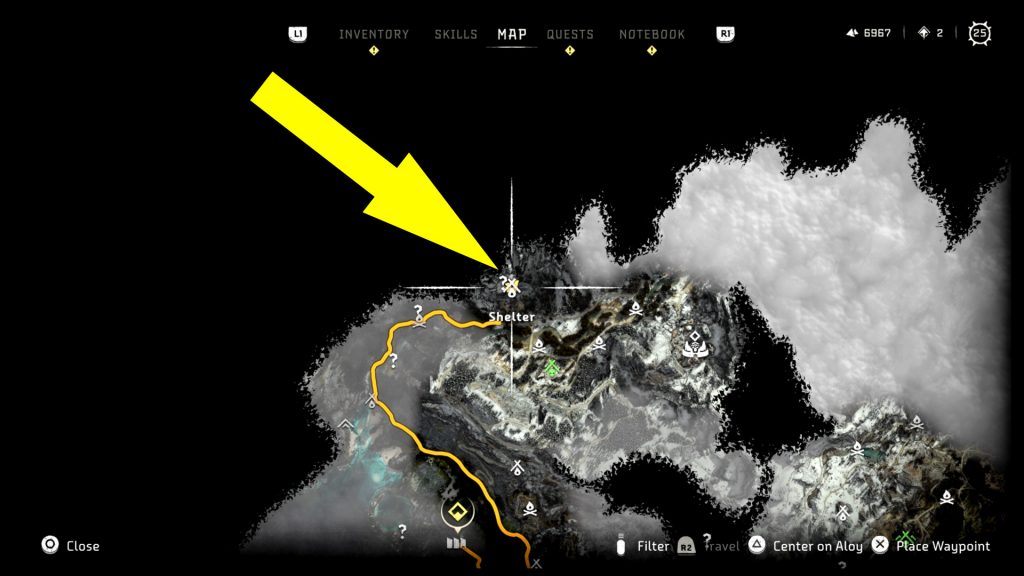 Horizon Forbidden West Bonewhite Tear Black Box Location