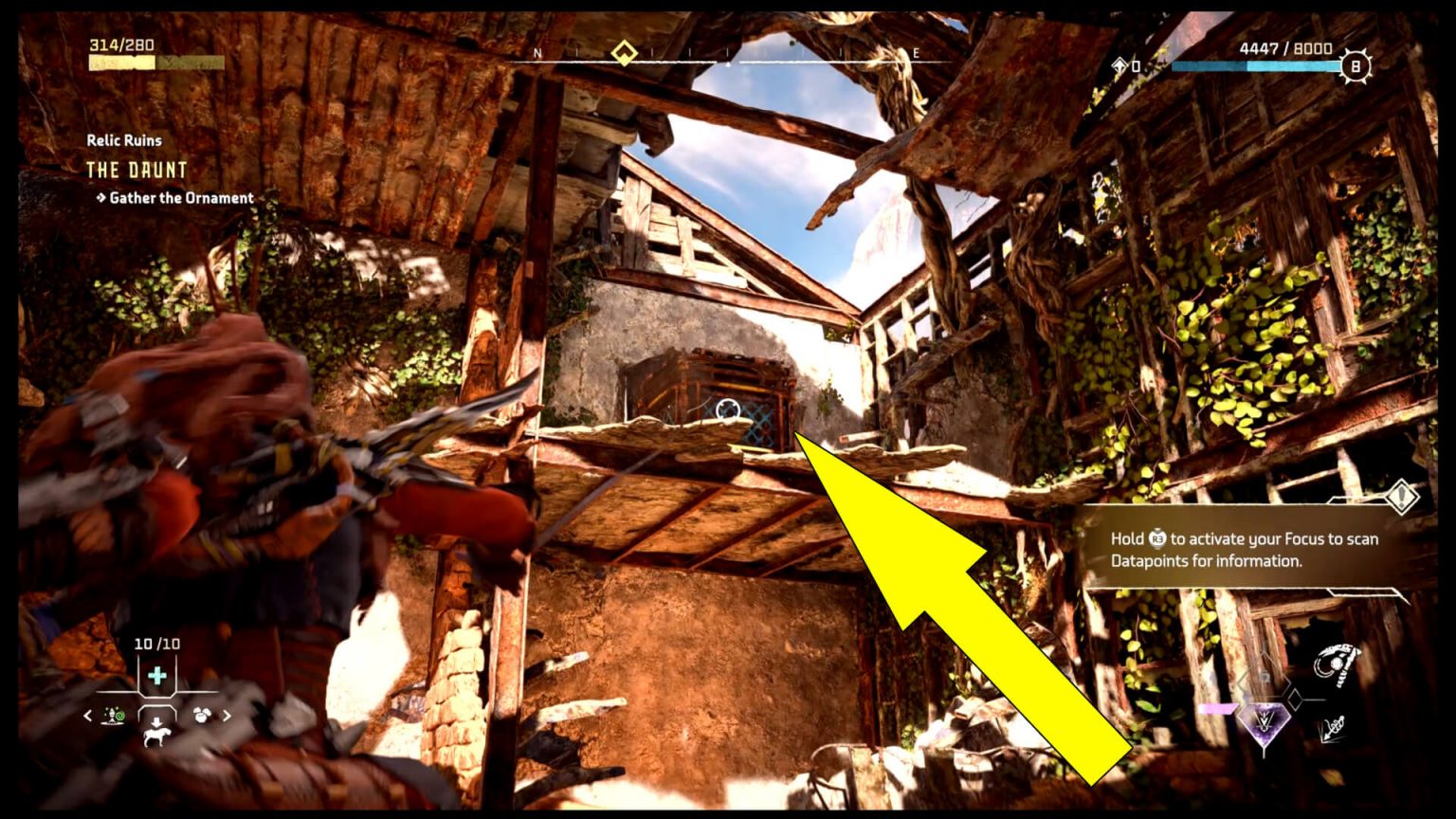 Horizon Forbidden West Daunt Relic Ruins Ornament Location