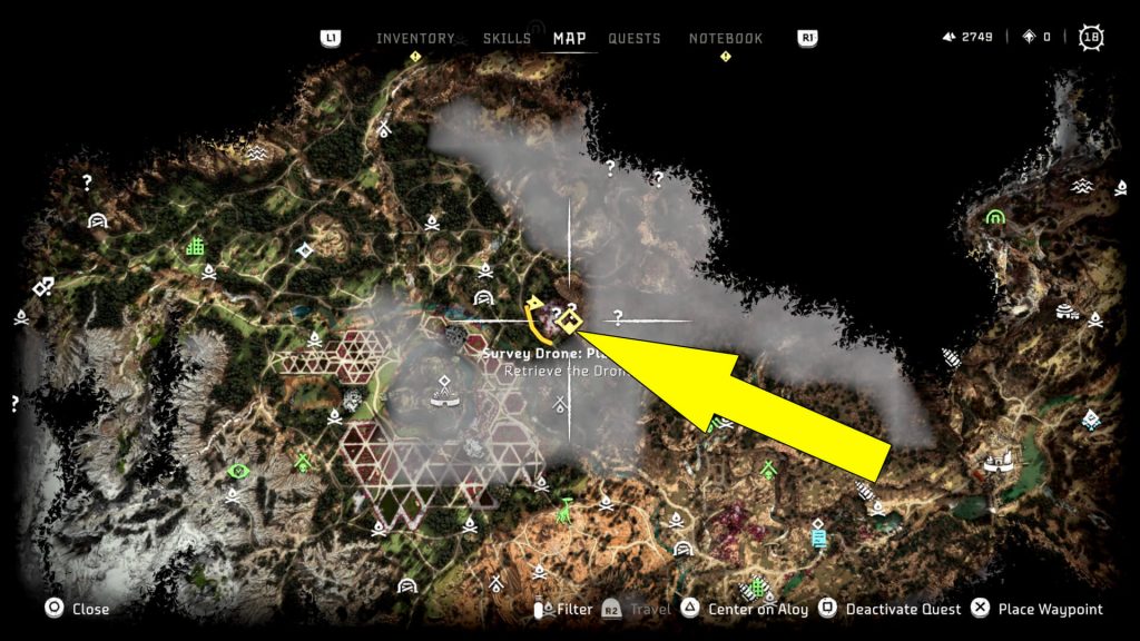 Horizon Forbidden West Plainsong Survey Drone Location
