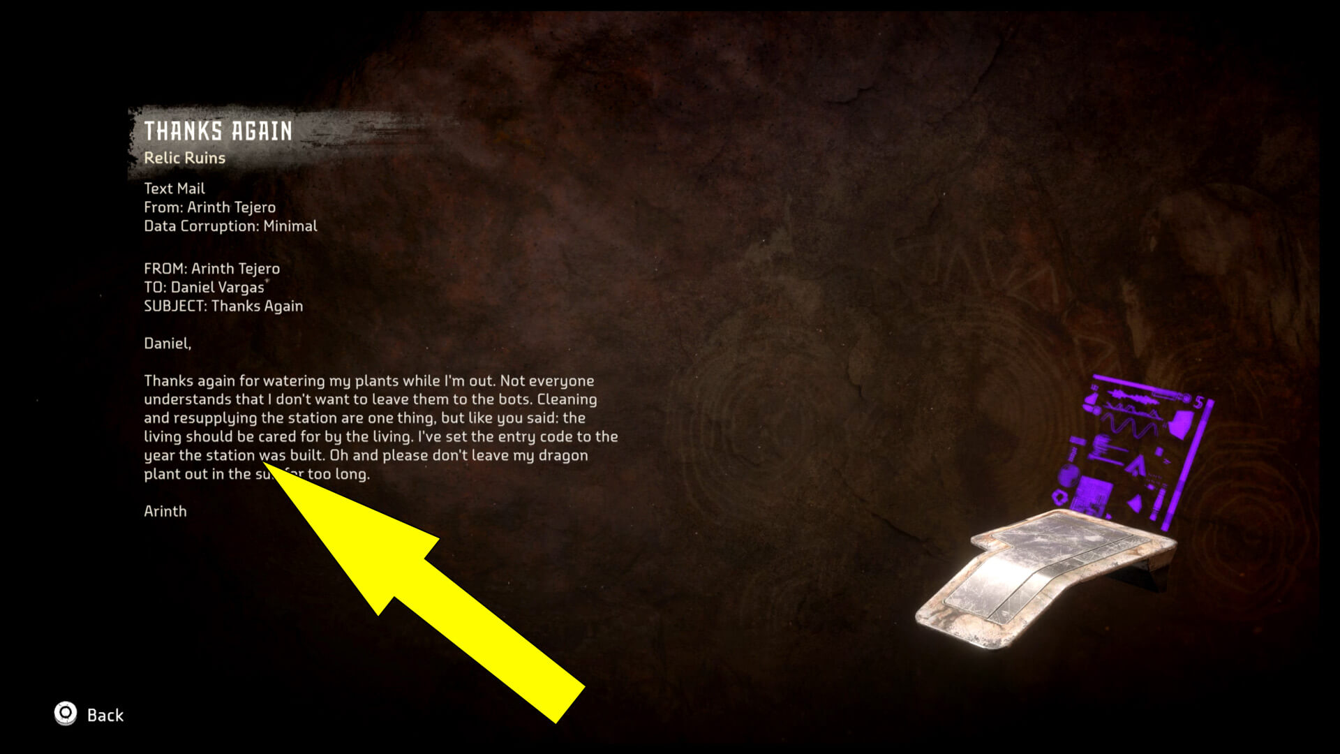 Horizon Forbidden West Restless Weald Relic Ruins Ornament Location