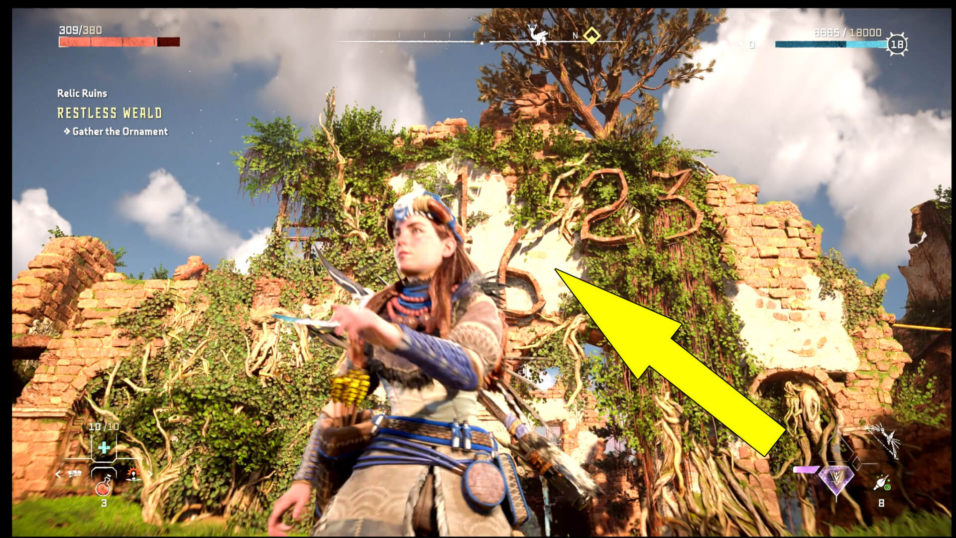 Horizon Forbidden West Restless Weald Relic Ruins Ornament Location