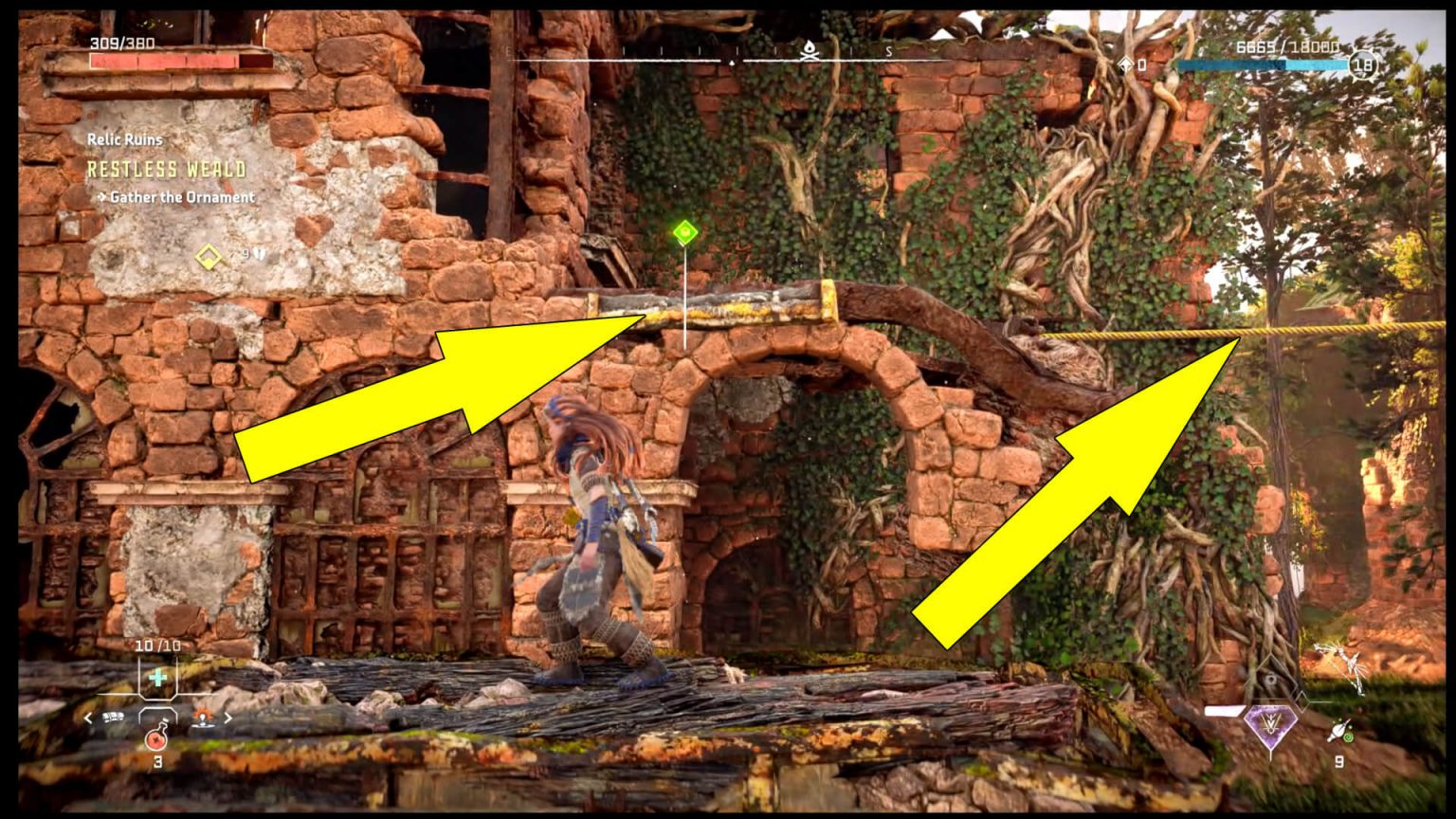 Horizon Forbidden West Restless Weald Relic Ruins Ornament Location