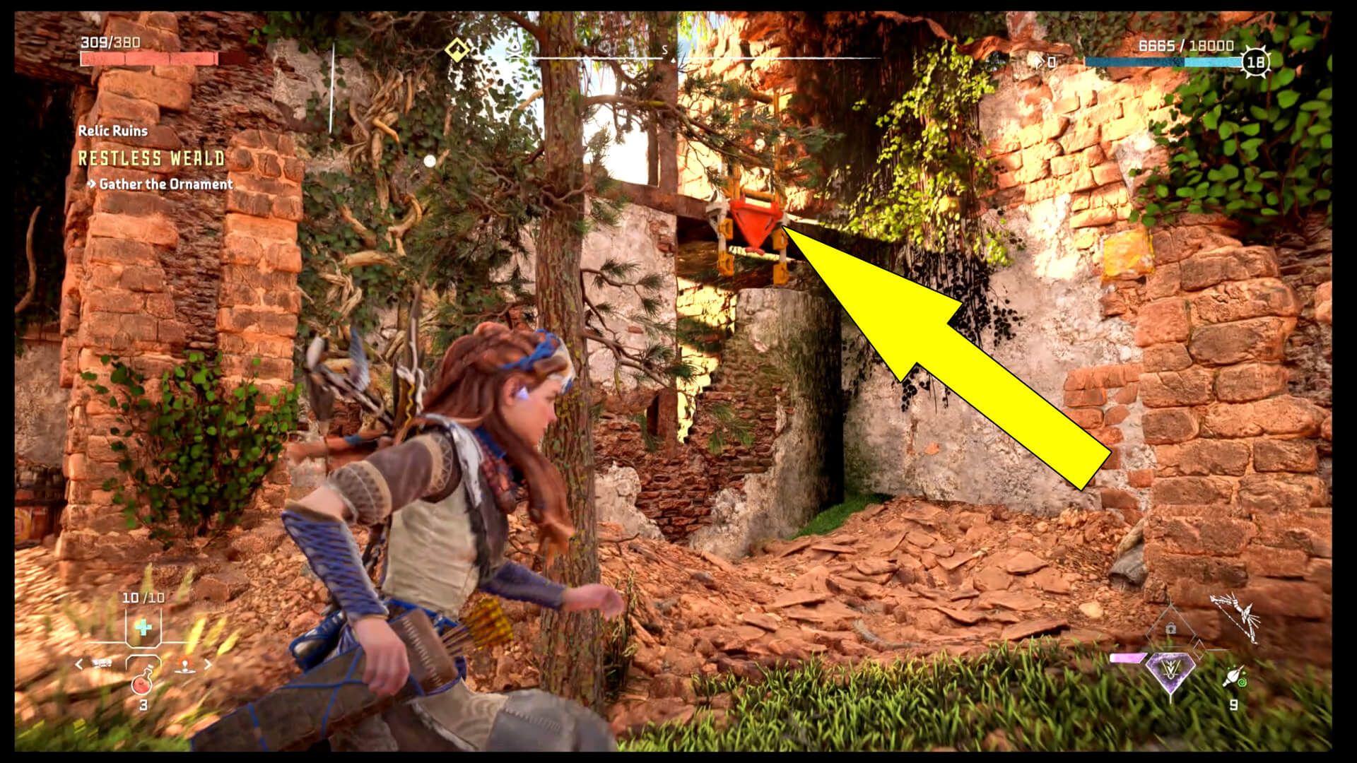 Horizon Forbidden West Restless Weald Relic Ruins Ornament Location