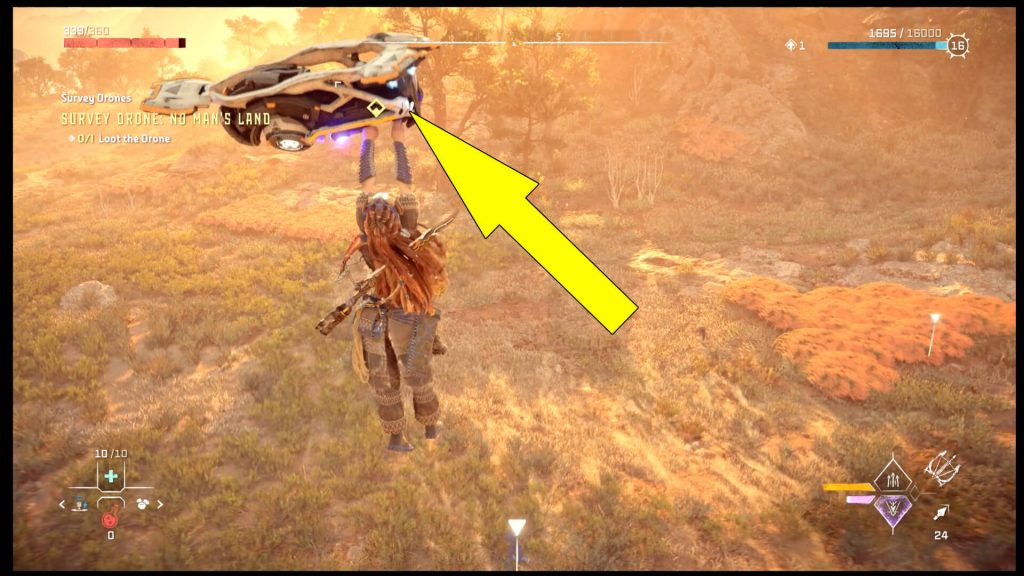 Horizon Forbidden West Survey Drone No Man's Land How To Get