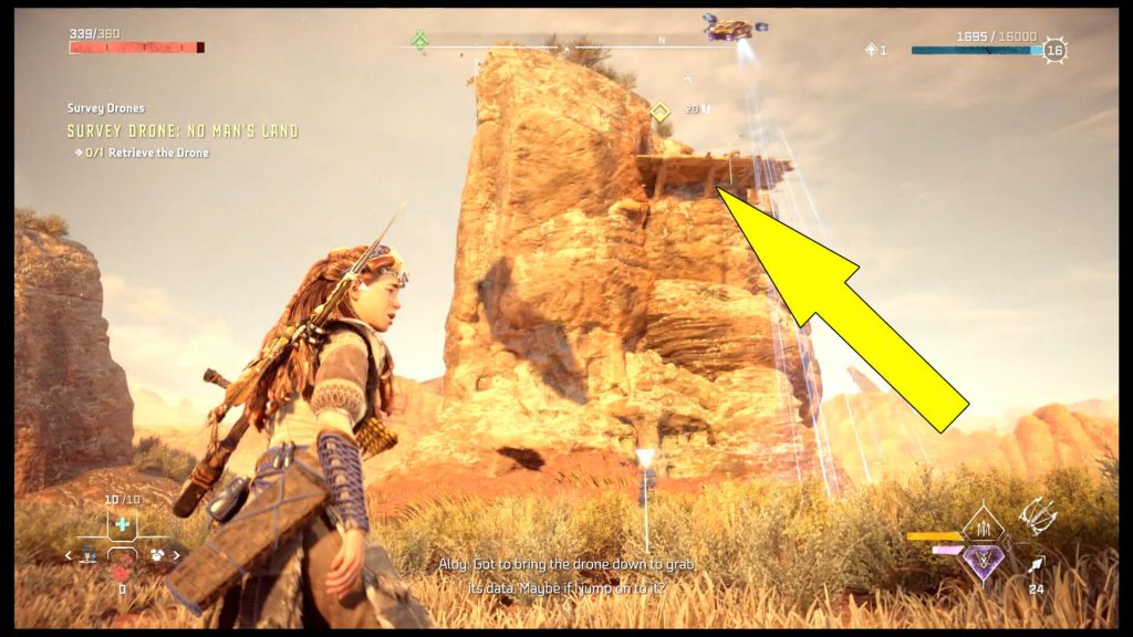 Horizon Forbidden West Survey Drone No Man's Land Where To Find