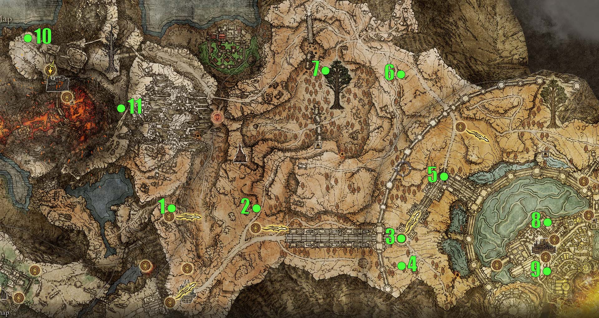 Elden Ring Complete Map With All Locations Altus Plateau Golden Seeds Locations - Elden Ring Wiki Guide