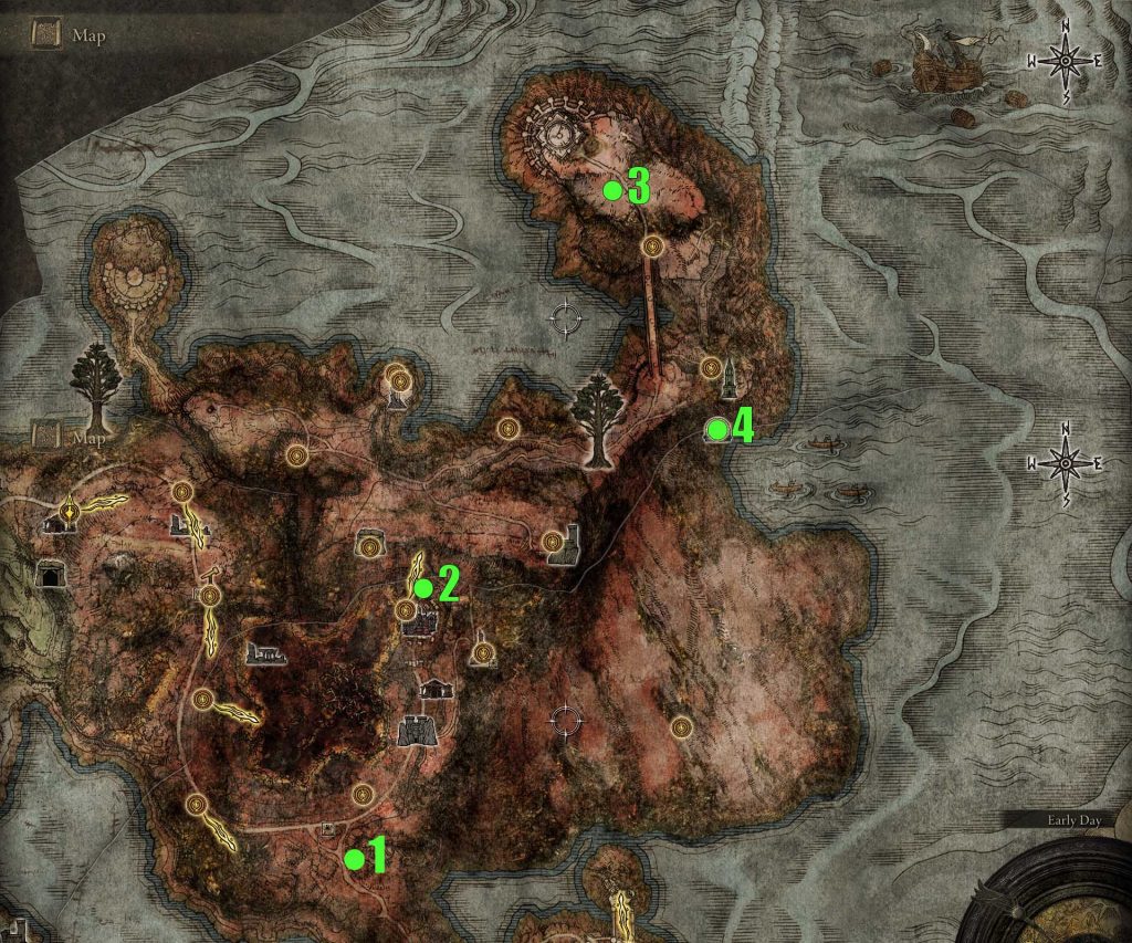 Elden Ring Caelid Golden Seeds Locations Map Where To Find