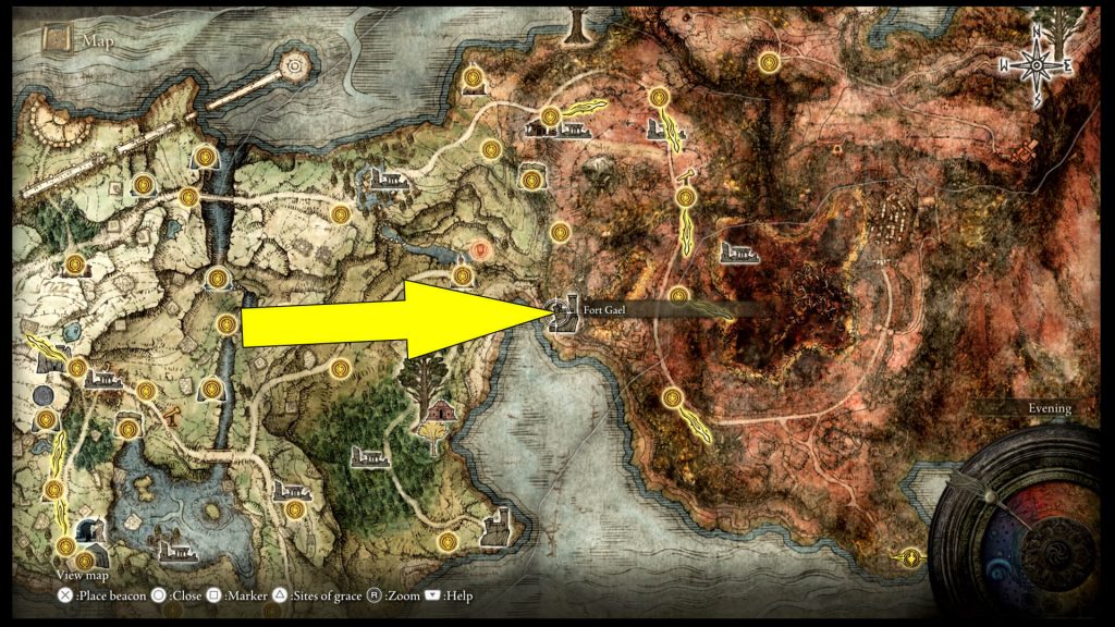 Elden Ring Fort Gael Location Guide