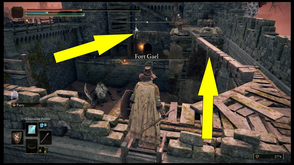 Elden Ring Fort Gael Locked Gate Open