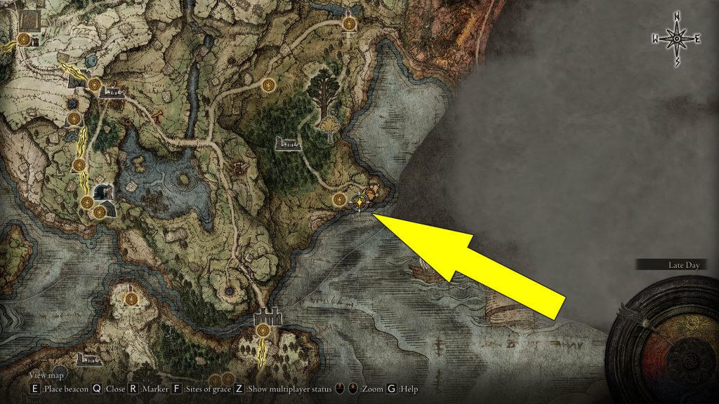 Elden Ring Limgrave Golden Seed Location