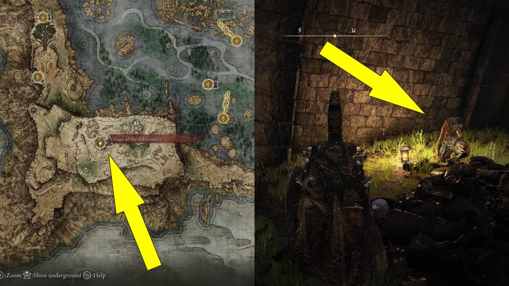 Elden Ring Nepheli Loux Third Location Village of Albinaurics