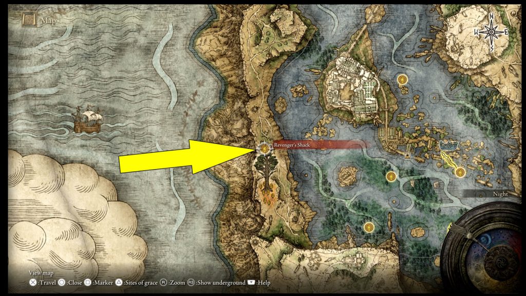 Elden Ring Revenger's Shack Location Guide