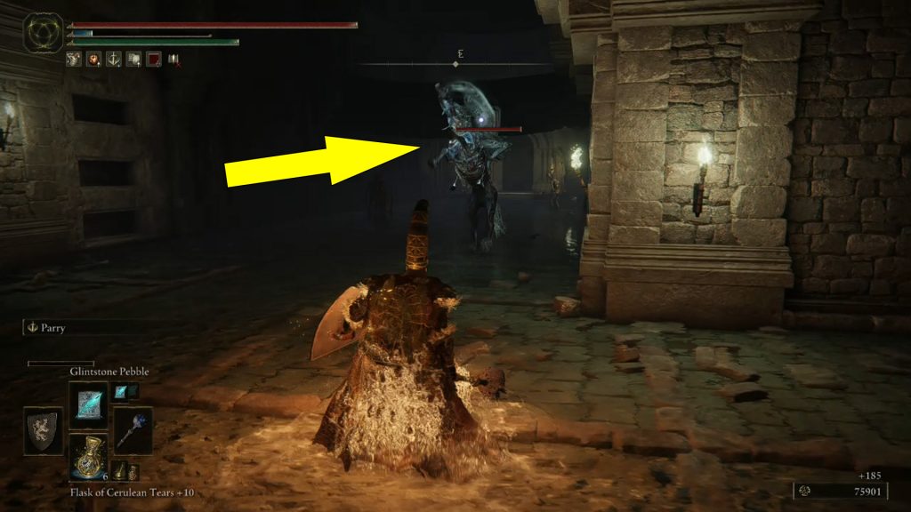 Elden Ring Sainted Hero's Grave Location Mounted Enemy