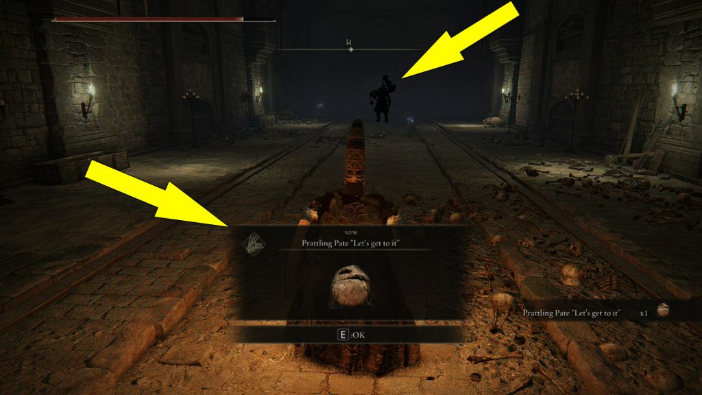 Elden Ring Sainted Hero's Grave Location Prattling Pate Lets go to it