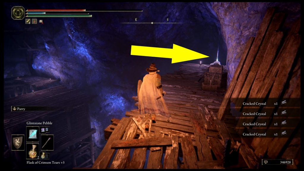Elden Ring Sellia Crystal Tunnel Blocked Path