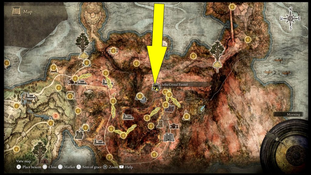 Elden Ring Sellia Crystal Tunnel Location Guide