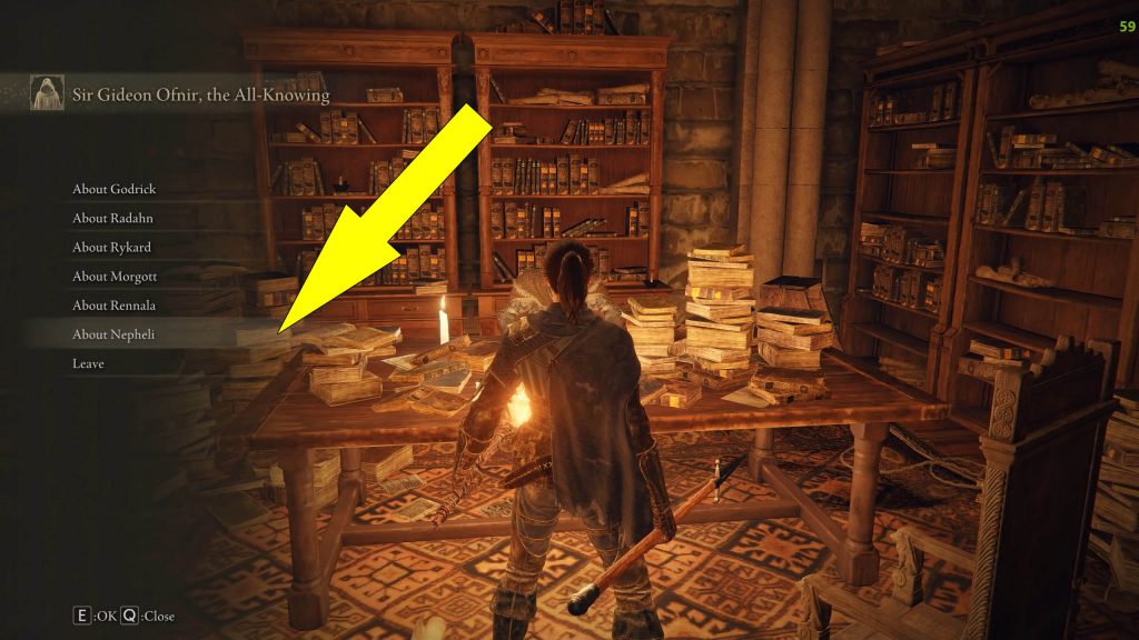 Elden Ring Seluvis's Potion Quest Sir Gideon Ofnir