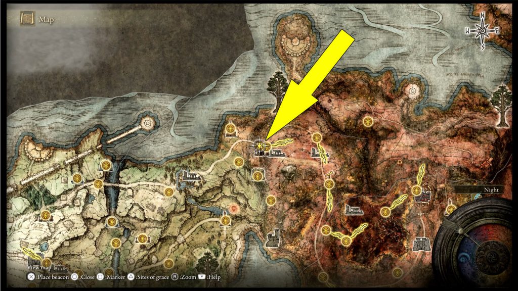 Elden Ring Shack Of Rotting Location Guide