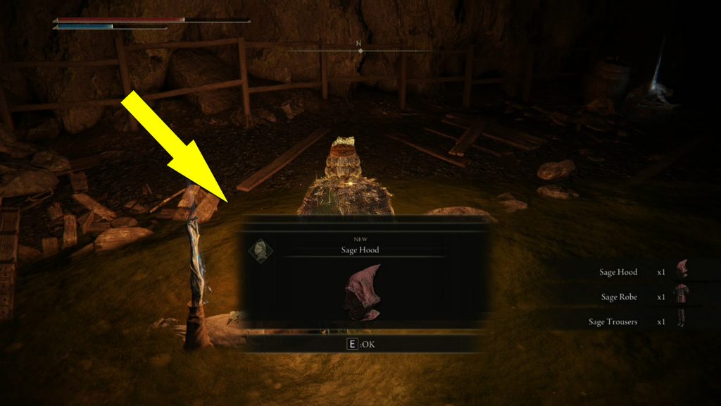 Elden Ring Stillwater Cave Guide Sage Set