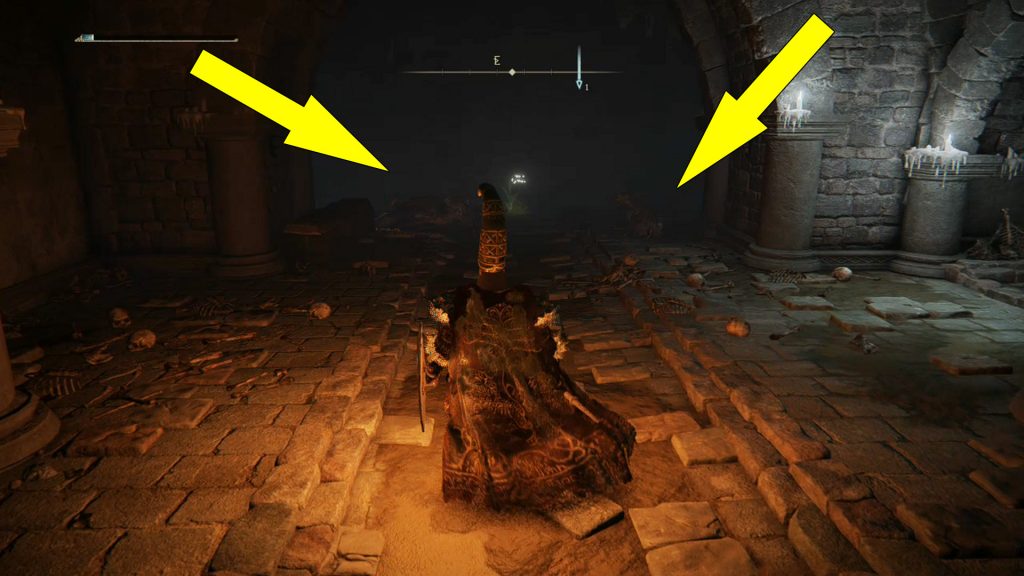 Elden Ring Unsightly Catacombs Location Misbegotten and Hound Enemy