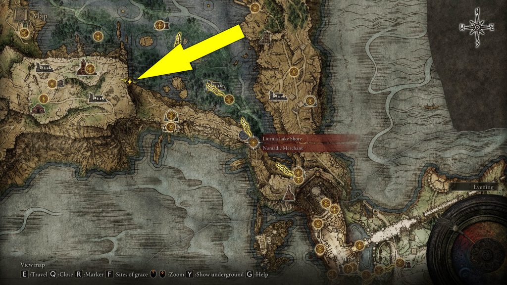 Elden Ring Village Of The Albinaurics Location Map