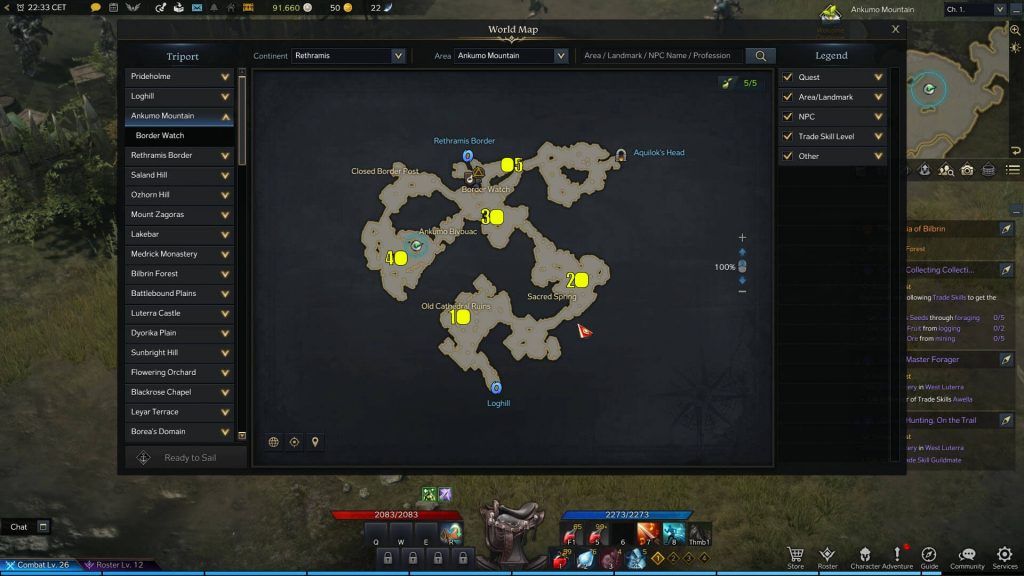 Lost Ark Ankumo Mountain Mokoko Seeds Locations Map