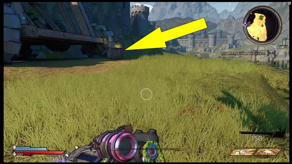 Tiny Tina's Wonderlands Queen's Gate Poetry Page Location Guide
